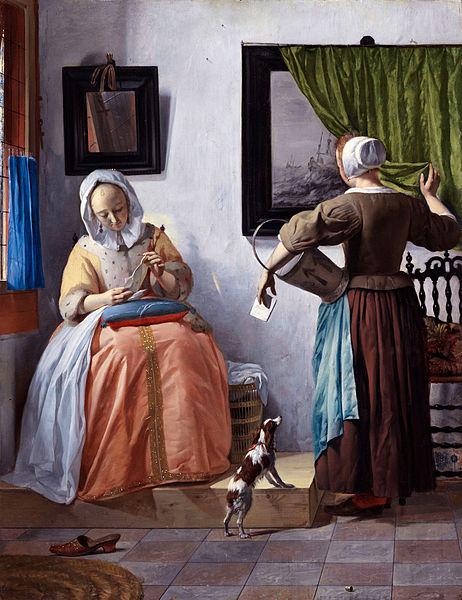 Gabriel Metsu Woman Reading a Letter oil painting image